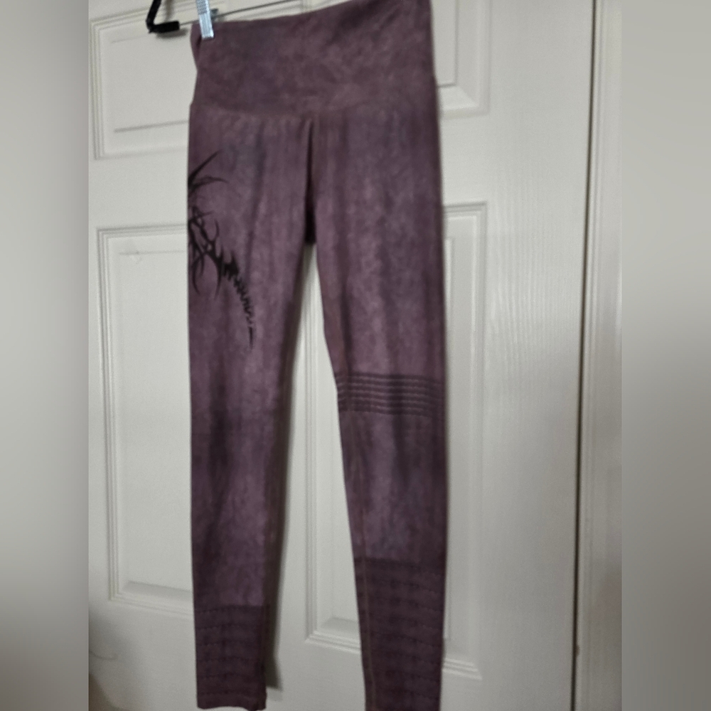 Chisportate High Waist Yoga Pants Tummy Control Workout Pants Women Size L